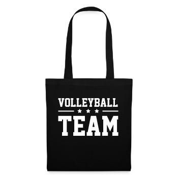 Volleyball Team - Tote Bag - black - Front