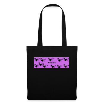 NEW LIFE 9 - Sac en tissu - noir - Devant