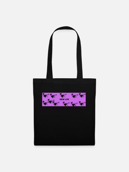 NEW LIFE 9 - Sac en tissu - noir