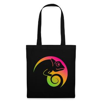 CHAMÄLION - Sac en tissu - noir - Devant