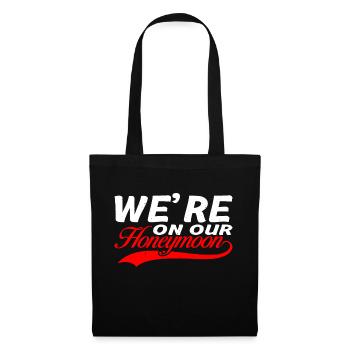 Nous sommes en lune de miel 7 - Sac en tissu - noir - Devant