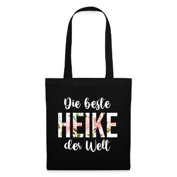 Heike - Stoffbeutel - Schwarz - Vorne