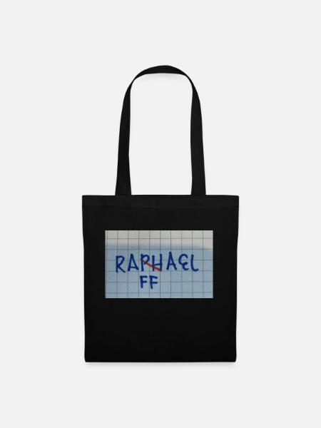 Raphaël, pas Raphaël - Sac en tissu - noir