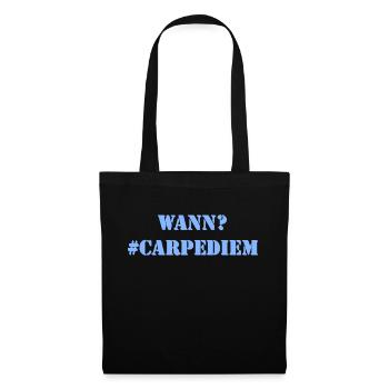 WANN? - Carpe Diem - Stoffbeutel - Schwarz - Vorne