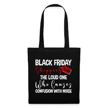 Équipe d’achat du Black Friday 2 - Sac en tissu - noir - Devant