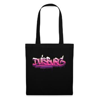 Duisburg Graffiti Shirt Style streetart urban cult - Tote Bag - black - Front