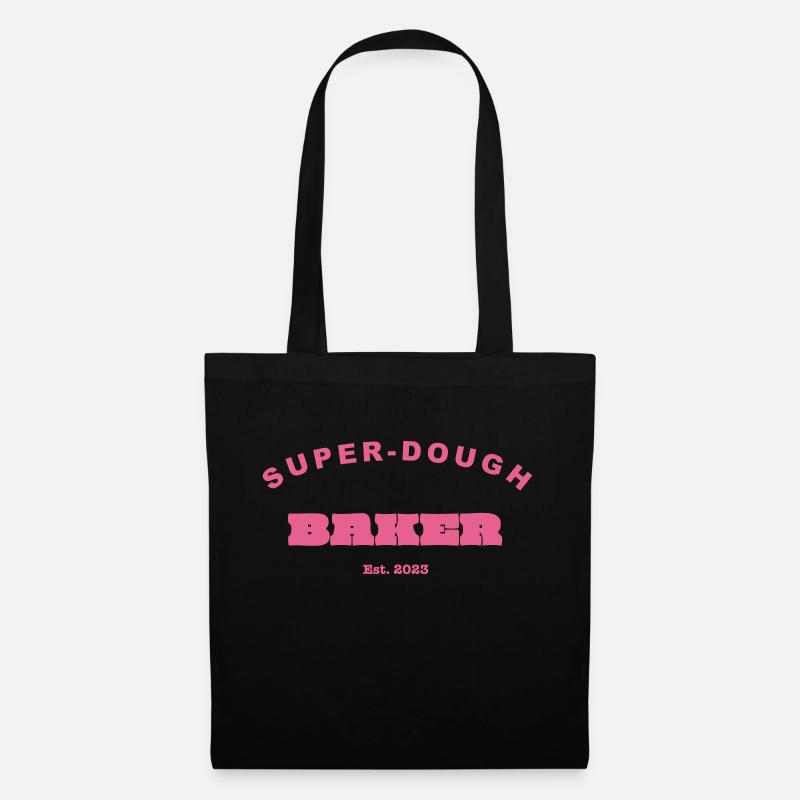 Baker SuperDoughBakerPink - Tote Bag - black