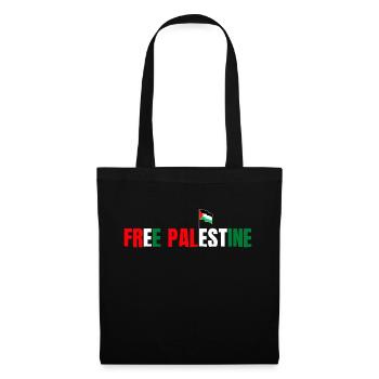 Palestine libre - Sac en tissu - noir - Devant