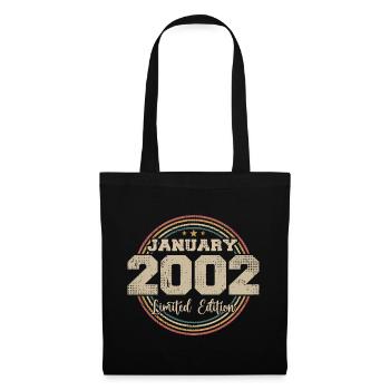 Les légendes sont nées en janvier 2002 - Sac en tissu - noir - Devant