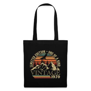 1970 Vintage Cadeau Anniversaire 1970 Retro 1970 - Sac en tissu - noir - Devant