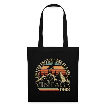 1968 Vintage Cadeau Anniversaire 1968 Retro 1968 - Sac en tissu - noir - Devant