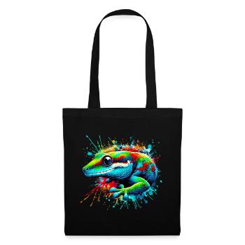 Gecko - Sac en tissu - noir - Devant