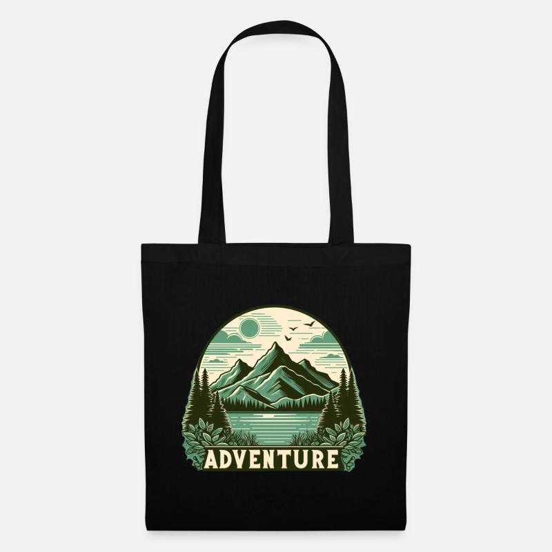 Adventure - Stoffbeutel - Schwarz