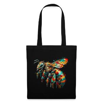 Abeille - Sac en tissu - noir - Devant