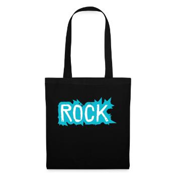 Rock - Stoffbeutel - Schwarz - Vorne