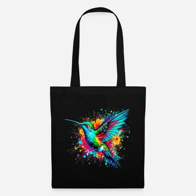 Colibri - Sac en tissu - noir