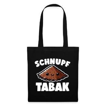 Schnupftabak Priis Schnupftabak Dose - Stoffbeutel - Schwarz - Vorne