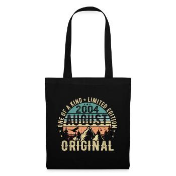 August 2004 - Born in August 2004 - Birthday - Tote Bag - black - Front