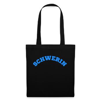 Schwerin - Stoffbeutel - Schwarz - Vorne