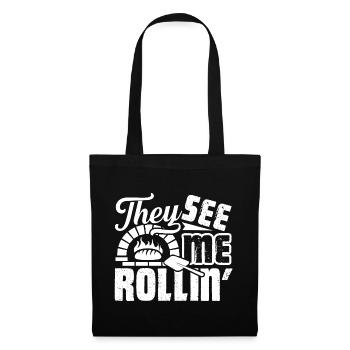 Baker They See Me Rollin - Tote Bag - black - Front