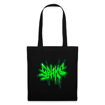Sehks Vert 3D - Sac en tissu - noir - Devant