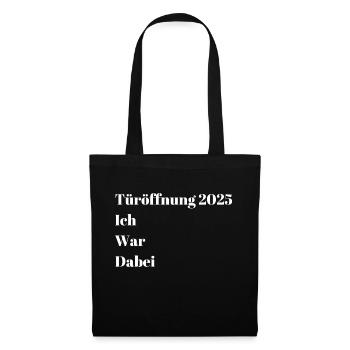 Porte - Sac en tissu - noir - Devant