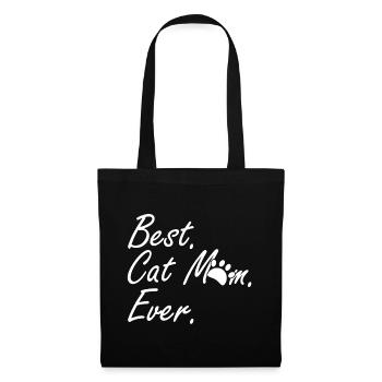 Best Cat Mom Ever - Tote Bag - black - Front