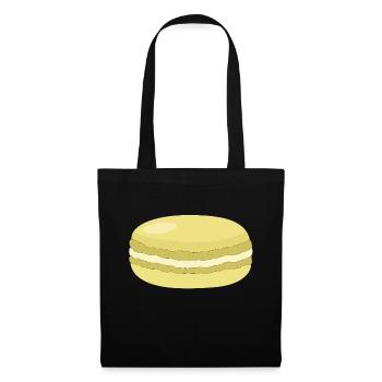 yellow macaron - Tote Bag - black - Front