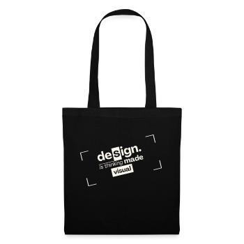Design - Stoffbeutel - Schwarz - Vorne