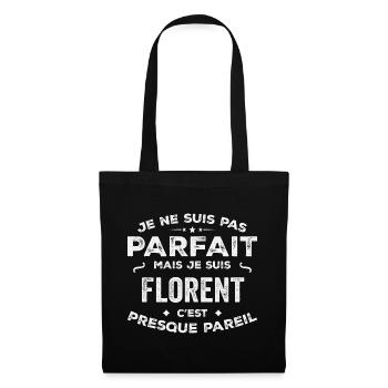 Florent a first name, a story, a personality - Tote Bag - black - Front