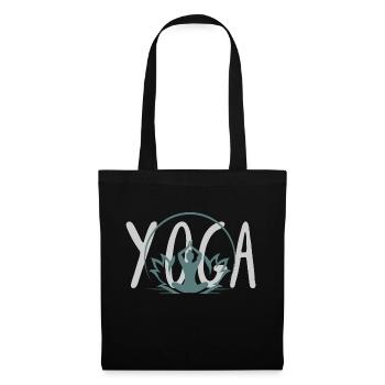 Zen-Yoga - Stoffbeutel - Schwarz - Vorne
