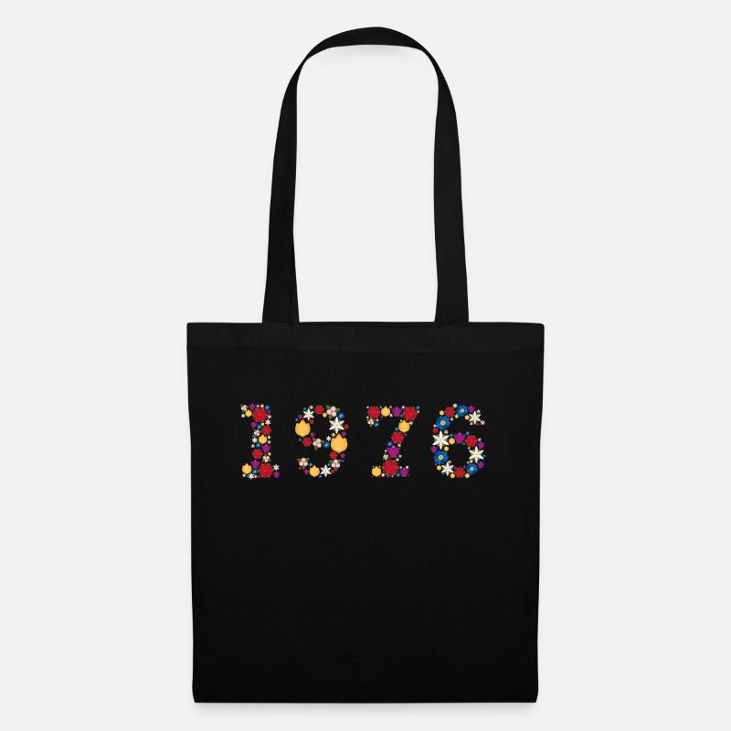 Flowers 1976 - Stoffbeutel - Schwarz