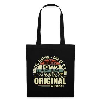 August 1972 Birthday August 1972 Vintage August - Tote Bag - black - Front