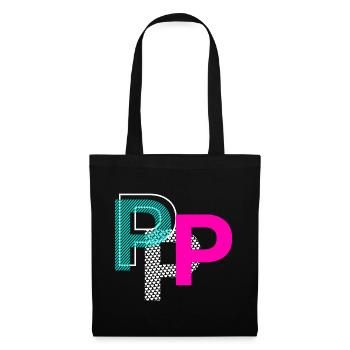 P Letter - Tote Bag - black - Front