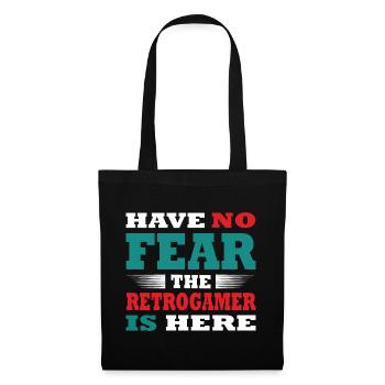 Have no Fear the Retrogamer is here Outfit - Tote Bag - black - Front