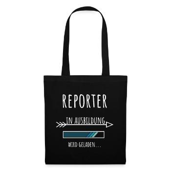 Journalism Student Profession Training Reporter - Tote Bag - black - Front