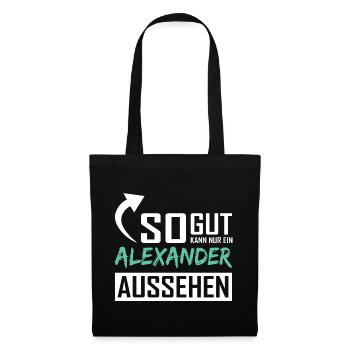 Only an Alexander can look so good - Tote Bag - black - Front