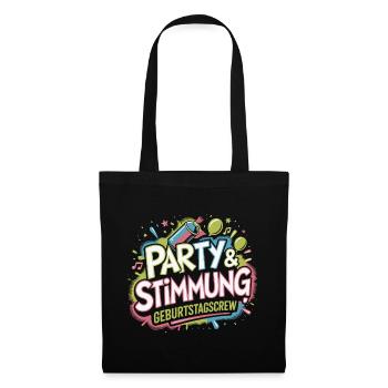 Birthday Party Mood Kick - Tote Bag - black - Front