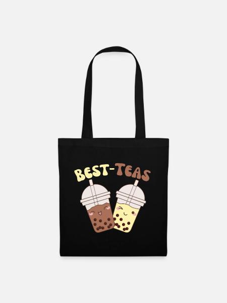 Best-Teas cute kawaii bubble tea boba tea - Stoffbeutel - Schwarz