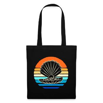 Shell collector shell - Tote Bag - black - Front