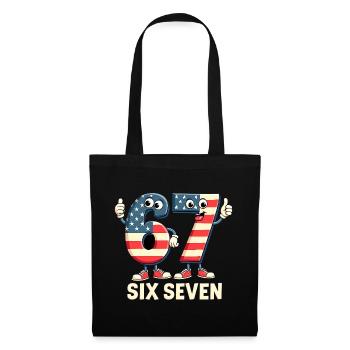 US Flag 67 Memes Six Seven - Tote Bag - black - Front