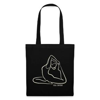SOUL CONTOUR - Naginyasana - Tote Bag - black - Front