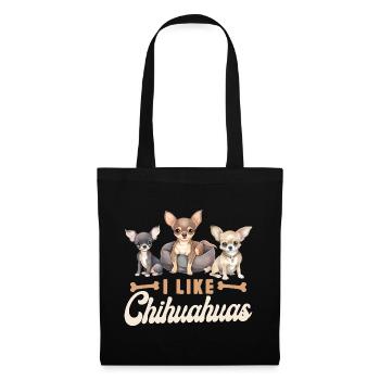 Chihuahua Chihuahueño I Like - Tote Bag - black - Front