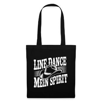 Line Dance Cowboy Spirit - Tote Bag - black - Front