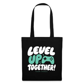 Équipe Monte de niveau ensemble : Nerds - Sac en tissu - noir - Devant
