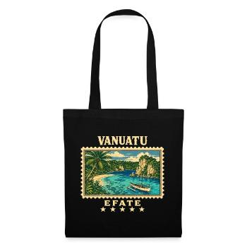 Vanuatu Efate Vintage Travel Brand - Tote Bag - black - Front
