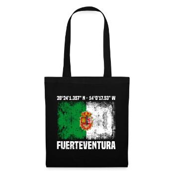 Inseltrip Fuerteventura - Stoffbeutel - Schwarz - Vorne