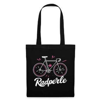 Radperle - Stoffbeutel - Schwarz - Vorne