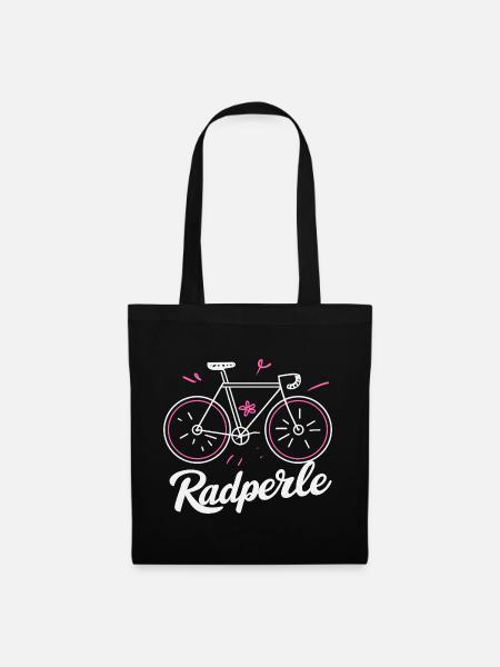 Radperle - Stoffbeutel - Schwarz