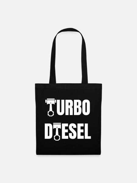 Turbo Diesel - Stoffbeutel - Schwarz